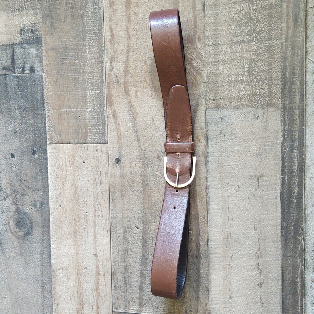 Vintage Bullocks Leather Belt Sz 32
